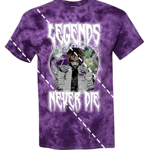 Legends Never Die - TyeDye Tee - Picture 1 of 2